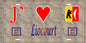 Plaque métal décorative 15 x 30 cm fond mur antique 57 J' ❤️Liocourt, canton du Saulnois Moselle 57