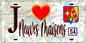 Plaque métal décorative  J' ❤️ Neuves Maisons, Meurthe et Moselle (54)
