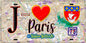 Plaque métal décorative  J' ❤️ Paris : Métro Station Belleville