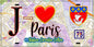 Plaque métal décorative  J' ❤️ Paris : Métro Station Corentin Celton