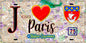 Plaque métal décorative  J' ❤️ Paris : Métro Station Couronnes