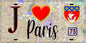 Plaque métal décorative  J' ❤️ Paris : Métro Gare de l'Est