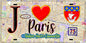 Plaque métal décorative  J' ❤️ Paris : Métro Havre – Caumartin