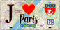 Plaque métal décorative  J' ❤️ Paris : Métro Station Passy