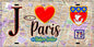 Plaque métal décorative  J' ❤️ Paris : Métro Sentier