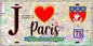 Plaque métal décorative  J' ❤️ Paris : Métro Station Sèvres – Babylone