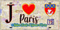 Plaque métal décorative  J' ❤️ Paris : Métro Station Trinité – d’Estienne d’Orves