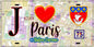 Plaque métal décorative  J' ❤️ Paris : Métro Station Varenne