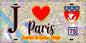 Plaque métal décorative  J' ❤️ Paris : Quartier Quinze-Vingts