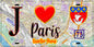 Plaque métal décorative  J' ❤️ Paris : Quartier Picpus