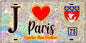Plaque métal décorative  J' ❤️ Paris : Quartier Place-Vendôme