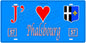 Plaque métal décorative 15 x 30 cm fond  mur bleu 57 J' ❤️Phalsbourg, canton Phalsbourg  57