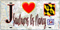 Plaque métal décorative  J' ❤️ Saulxures lès Nancy, Meurthe et Moselle (54)