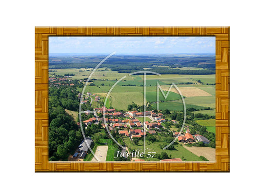 Plaque photo aérienne 20x30cm Gencode : 3662397080972 JUVILLE Moselle 57