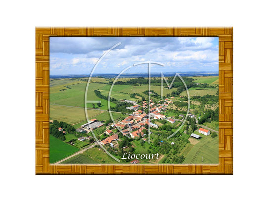 Plaque photo aérienne 20x30cm Gencode : 3662397084499 LIOCOURT Moselle 57