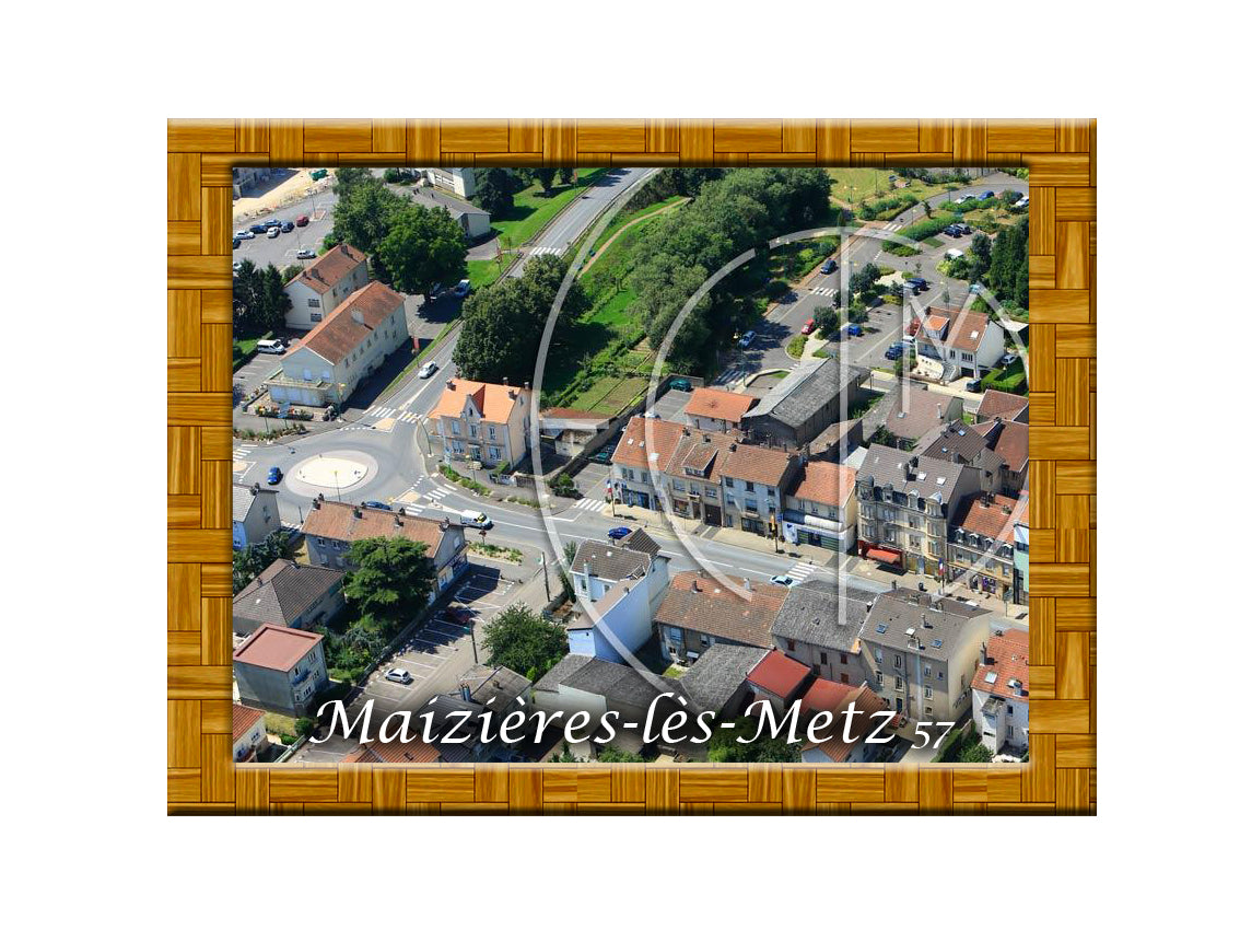 Plaque photo aérienne 20x30cm Gencode : 3662397189590 MAIZIERES LES METZ Moselle 57
