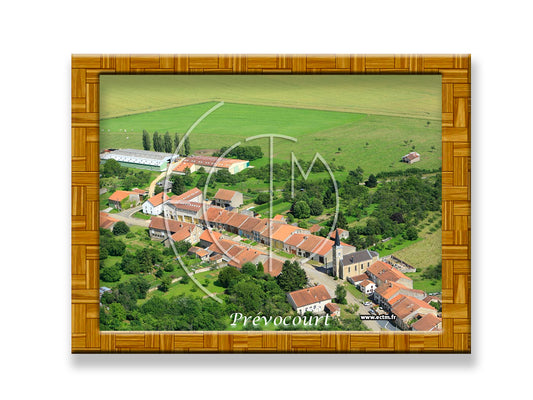Plaque photo aérienne 20x30cm Gencode : 3662397095570 PRÉVOCOURT Moselle 57