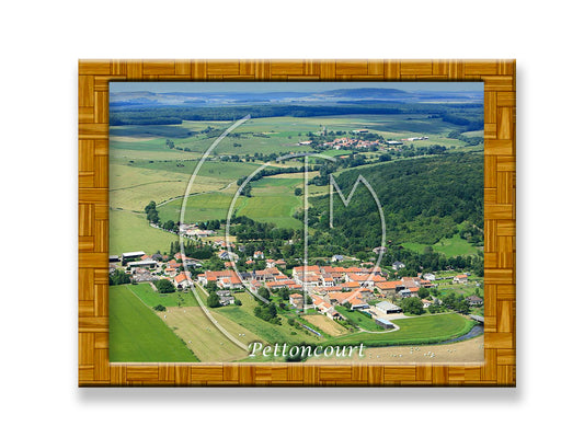 Plaque photo aérienne 20x30cm Gencode : 3662397094283 PETTONCOURT Moselle 57