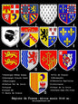 Plaque métal décorative Collector : les blasons de nos régions