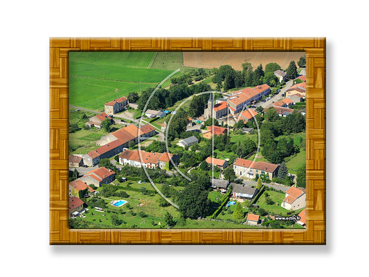 Plaque photo aérienne 20x30cm Gencode : 3662397059565 ALAINCOURT LA CÖTE  Moselle 57