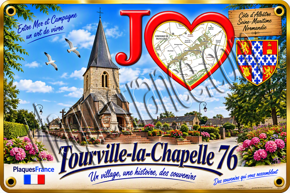 Fichier digital J' ❤️ Tourville-la-Chapelle  (76)