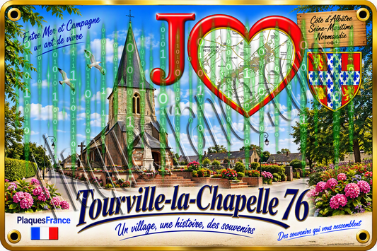 Fichier digital J' ❤️ Tourville-la-Chapelle  (76)
