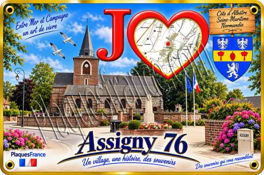 Fichier digital J' ❤️ Assigny, Seine Maritime (76)