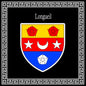 Plaque métal décorative  30 x 30 carrée noir Longueil, Seine Maritime (76)