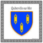 Plaque métal décorative 30 x 30 carrée blanc  Quiberville-sur-Mer, Seine Maritime (76)