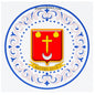 Plaque métal décorative aile lys ronde Ø 30 cm blason Maizières-lès-Vic, canton du Saulnois Moselle 57