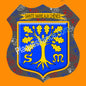 Plaque écusson blason Sainte Marie aux Chênes Fond marianne