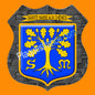 Plaque écusson blason Sainte Marie aux Chênes Fond plaques métal