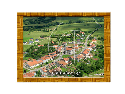 Plaque photo aérienne 20x30cm Gencode : 3662397069663 CHAMBREY Moselle 57