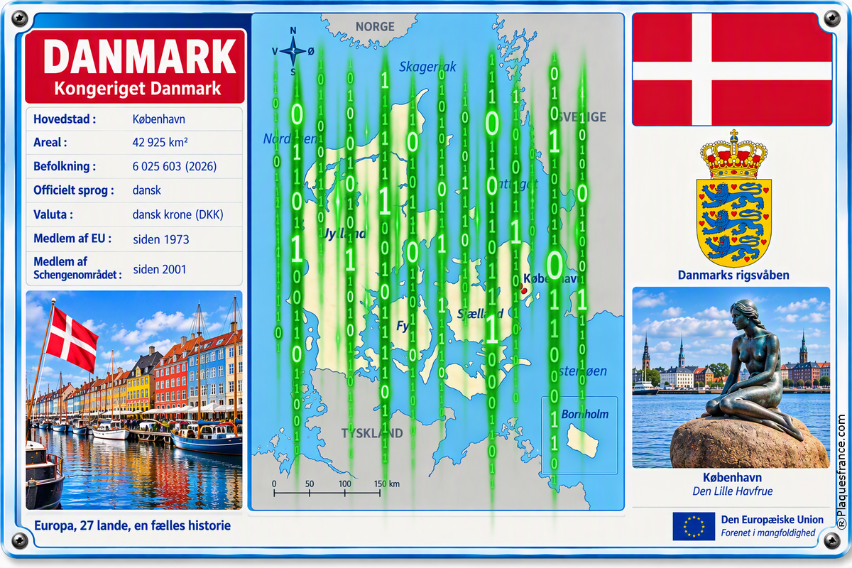Fichier digital  Danemark (DK)