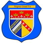 Plaque métal décorative format écusson et blason de la région Grand Est France