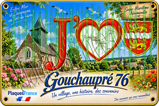Fichier digital J' ❤️ Gouchaupré (76)