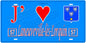Plaque métal décorative, J'❤️Laneuveville-lès-Lorquin, Moselle, fond mur bleu 57