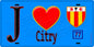Plaque métal décorative  J' ❤️Citry, Seine et Marne (77) fond bleu