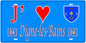 Plaque métal décorative, J' ❤️Digne les Bains, Alpes de Haute Provence 04