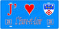 Plaque métal décorative  J' ❤️ L'Eure et Loir (28) région Centre Val de Loire