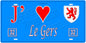 Plaque métal décorative, J' ❤️Le Gers 32, Occitanie, France