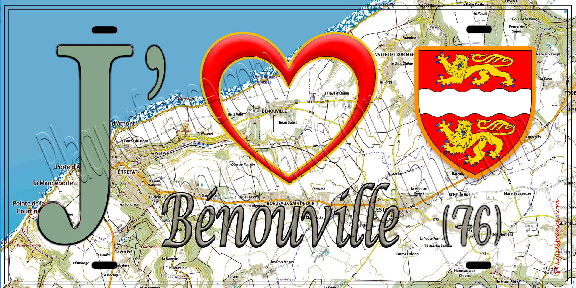 Bénouville geo