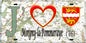 Plaque métal décorative 15X30 J' ❤️ Morgny-la-Pommeraye, Seine Maritime (76) géo
