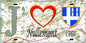 Plaque métal décorative 15X30 J' ❤️ Nullemont, Seine Maritime (76) géo