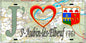 Plaque métal décorative 15X30 J' ❤️ Saint-Aubin-lès-Elbeuf, Seine Maritime (76) géo