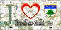 Plaque métal décorative 15X30 J' ❤️ Theuville-aux-Maillots, Seine Maritime (76) geo