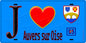 Plaque métal décorative  J' ❤️Auvers-sur-Oise, Val d'Oise (95) fond bleu