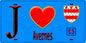 Plaque métal décorative  J' ❤️Avernes, Val d'Oise (95) fond bleu