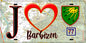 Plaque métal décorative  J' ❤️Barbizon, Seine et Mrne (77) fond carte