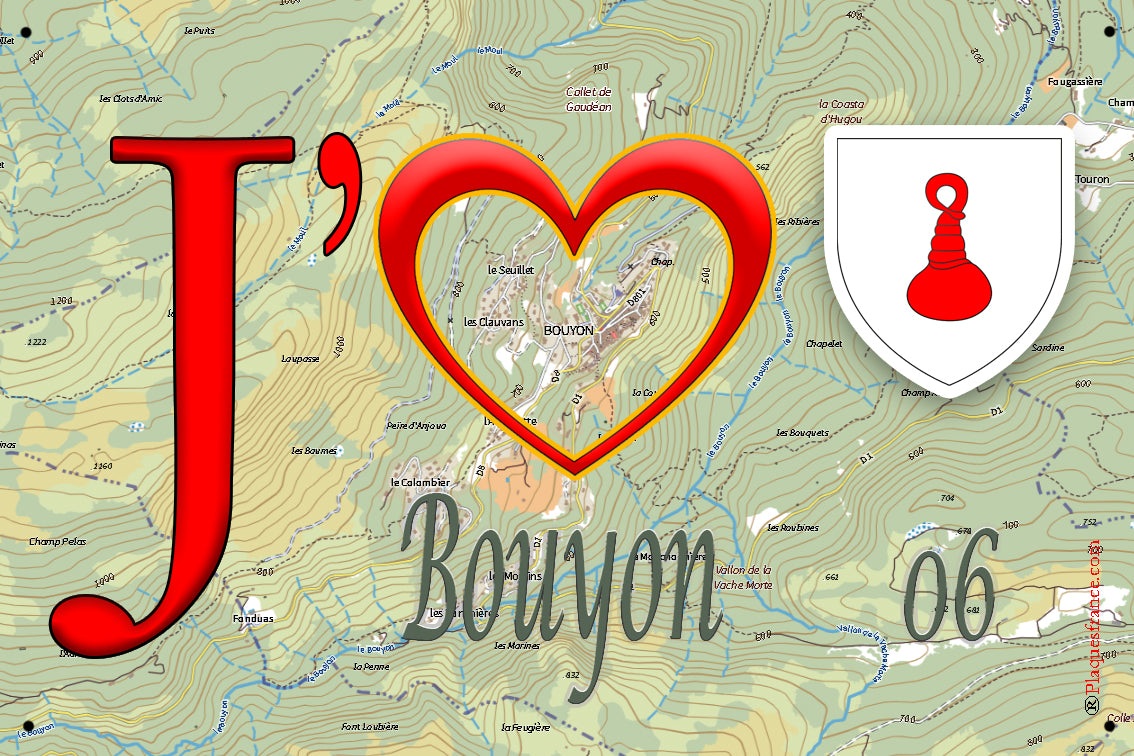 plaque décorative BOUYON 06
